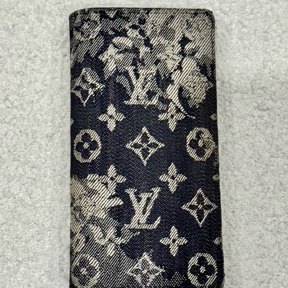 Louis Vuitton Monogram Denim “Brazza” Wallet - Picture 1 of 6